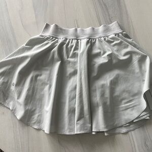 Lululemon Gray High Waisted Tennis Skirt